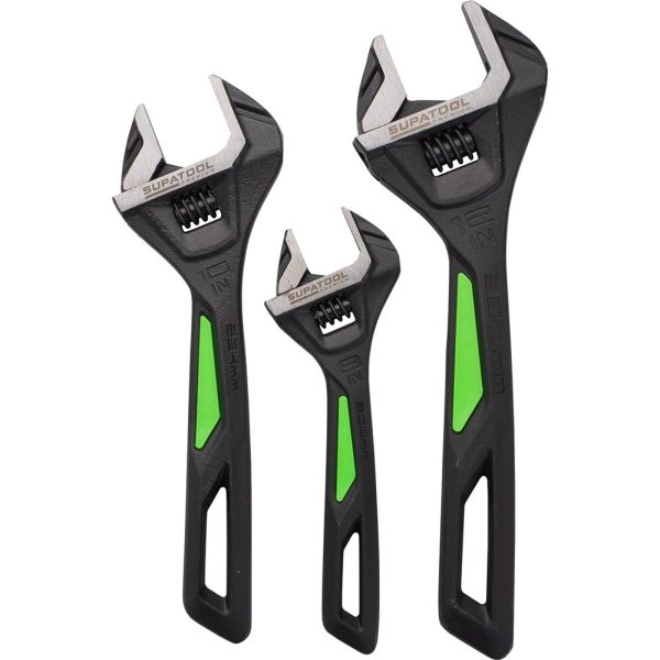 Premium Adjustable Wrench Set (3-Piece)